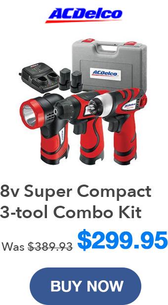 8v Super Compact 3-Tool Combo Kit