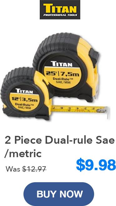 2 Piece Dual-Rule Sae/Metric