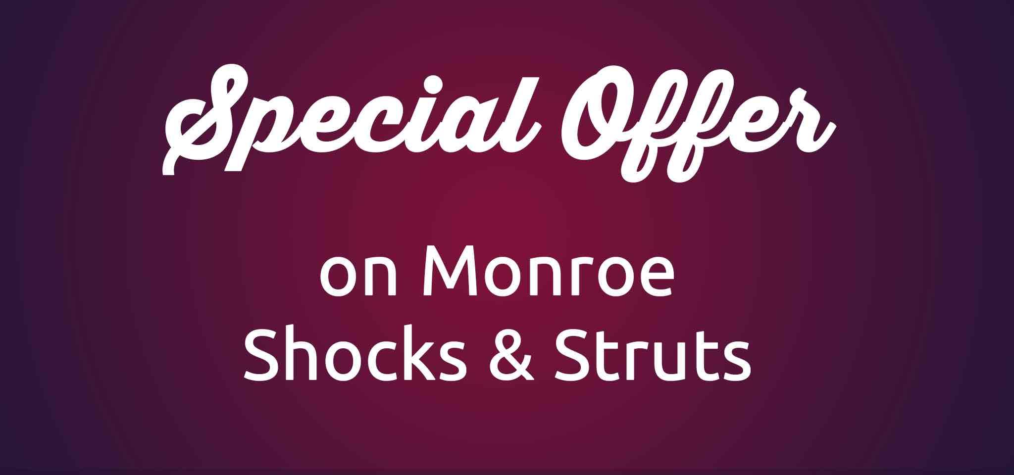 On Monroe Shocks & Struts