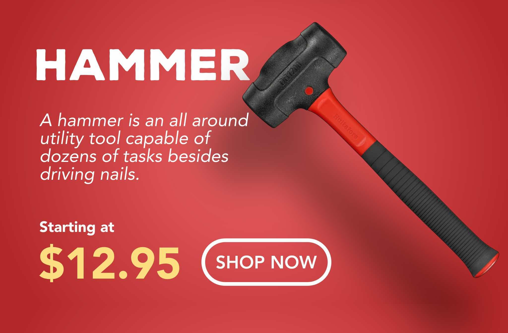 A hammer is an all around utility tool capable of dozens of tasks besides driving nails.