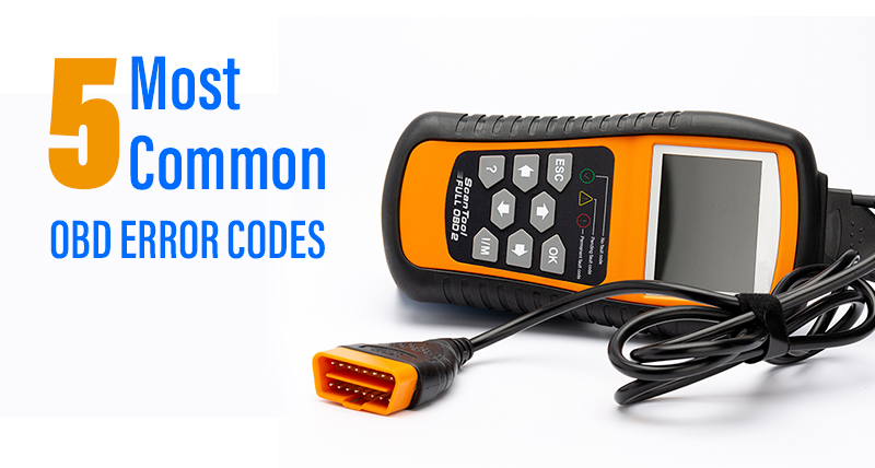 5 Most Common OBD Error Codes