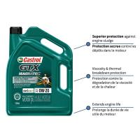 Purchase Top-Quality Castrol GTX Magnatec 0W20 Engine Oil by CASTROL 08