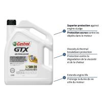 Purchase Top-Quality Castrol GTX Ultraclean 5W20 Engine Oil by CASTROL 08