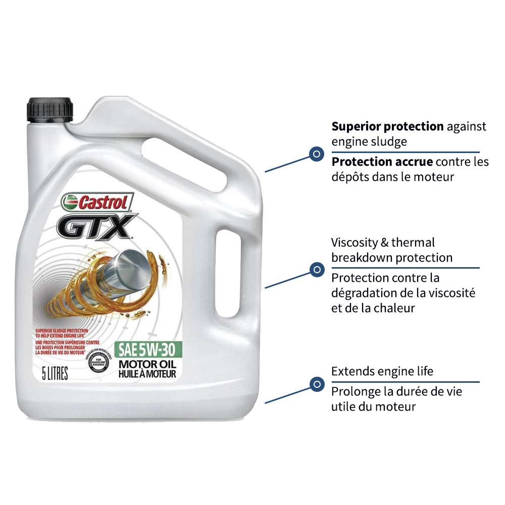 Castrol GTX Ultraclean 5W30 Engine Oil