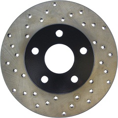 Find the best auto part for your vehicle: Get excellent braking and long-lasting performance by purchasing Centric Sport Drilled brake rotors. Available at the best prices only on PartsAvatar.