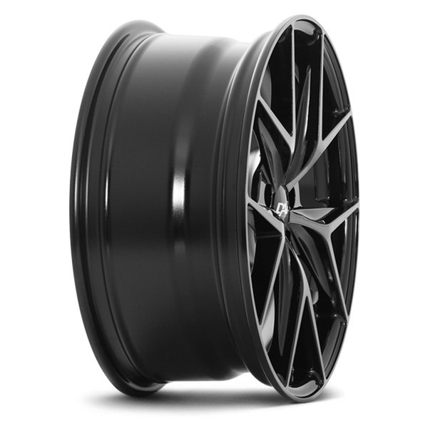 DAI Elegante Gloss Black with Machined Face and Smoked Clear by DAI WHEELS wheels/images/DW9417001_02