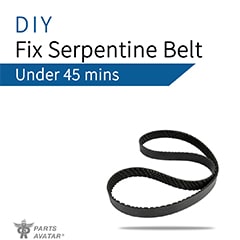 Diagnose And Fix Your Serpentine Belt Under 45 Mins