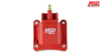 Purchase Top-Quality MSD GM Dual Connector Red Ignition Coil by MSD IGNITION 01