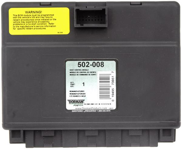 Remanufactured Electronic Control Unit