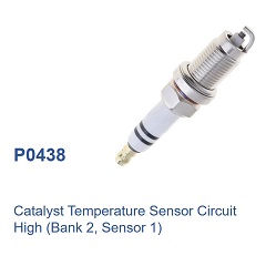 P0438 - Catalyst Temperature Sensor Circuit High B2S1