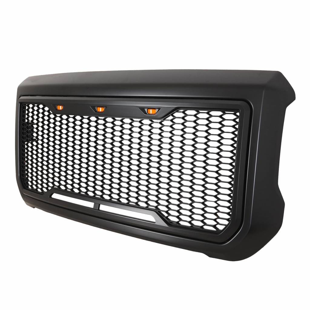 Paramount Automotive Matte Black Abs Led Impulse Mesh Grille by PARAMOUNT AUTOMOTIVE 02