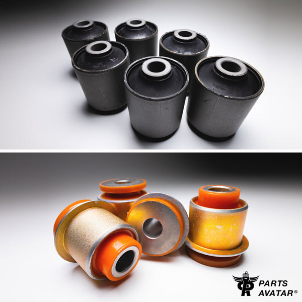 Suspension Bushings Rubber vs Polyurethane