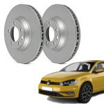 Enhance your car with Volkswagen Gold Rear Brake Rotor 