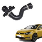 Enhance your car with Volkswagen Gold Upper Radiator Hose 