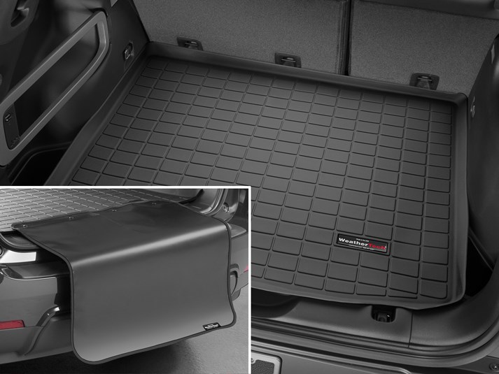 Weathertech Black Cargo Liner With Bumper Protector by Weathertech row_02