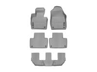 Purchase Top-Quality WeatherTech DigitalFit Gray Floor Liners by Weathertech front%2Csecond%26third%20Row_01