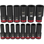 Order MILWAUKEE - 49-66-7014 - 1/2" Drive Metric Deep Socket Set For Your Vehicle