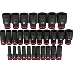 Order MILWAUKEE - 49-66-7015 - 1/2" Drive Metric Deep Socket Set For Your Vehicle