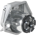 Order 7-Way Round Connector by CURT MANUFACTURING - 58170 For Your Vehicle