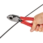 Order 9" Dipped Handle Flat Grip/Cut Round Jaws Fish Tape Puller Crimper Linemans Pliers by MILWAUKEE - 48-22-6100 For Your Vehicle