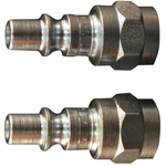 Order A-Style 1/4" (F) NPT 34 CFM Steel Quick Coupler Plug by MILTON INDUSTRIES INC - 778 For Your Vehicle