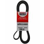 Order Air Conditioning, Alternator And Power Steering Belt by BANDO USA - 6PK1660 For Your Vehicle