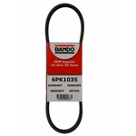 Order Air Conditioning And Alternator Belt by BANDO USA - 6PK1035 For Your Vehicle