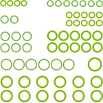 Order Air Conditioning Seal Repair Kit by GLOBAL PARTS DISTRIBUTORS - 1321402 For Your Vehicle