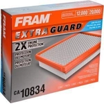 Order Air Filter by FRAM - CA10834 For Your Vehicle