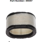 Order Air Filter by WIX - 49697 For Your Vehicle