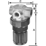 Order AirCare™ 5-100 psi 1/4" (F) NPT x 1/4" (F) NPT Mini Air Regulator by LINCOLN - 602003 For Your Vehicle