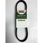 Order Alternator And Power Steering Belt by BANDO USA - 4PK914F For Your Vehicle