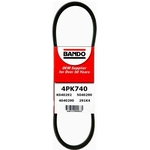 Order BANDO USA - 4PK740 - Accessory Drive Belt For Your Vehicle