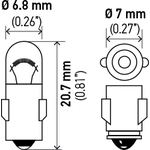 Order Lumière de cendrier (lot de 10) par HELLA - 3898 For Your Vehicle
