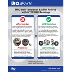 Order Auto Belt Tensioner by URO - 038903315AE For Your Vehicle