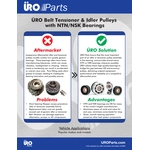 Order Auto Belt Tensioner by URO - 038903315C For Your Vehicle