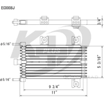 Order Automatic Transmission Oil Cooler by KOYORAD - EC0008J For Your Vehicle
