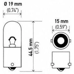 Order Lumière de reculon (lot de 10) par HELLA - 1003 For Your Vehicle