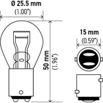 Order Lumière de reculon (lot de 10) par HELLA - 7528 For Your Vehicle