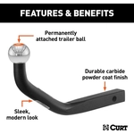 Order Ball Mount by CURT MANUFACTURING - 45592 For Your Vehicle