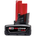 Order MILWAUKEE - 48-11-2440 - M12™ Redlithium™ XC™ 12 V Li-ion 4.0 Ah Battery For Your Vehicle