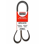 Order BANDO USA - 6PK1670 - Serpentine Belt For Your Vehicle