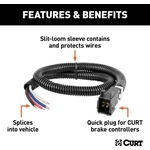 Order Brake Control Adapter Harness by CURT MANUFACTURING - 51516 For Your Vehicle