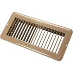 Order Brown Metal Undampered Floor Register by JR PRODUCTS - 02-28995 For Your Vehicle