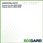 Order Filtre d'habitacle by ECOGARD - XC35491 For Your Vehicle