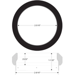 Order NICKSON - 13317-1 - Catalytic Converter Gasket For Your Vehicle