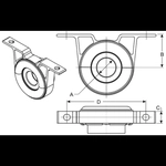 Order Center Support Bearing by DANA SPICER - 5017407 For Your Vehicle