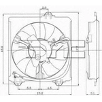 Order Condenser Fan Assembly by TYC - 610460 For Your Vehicle