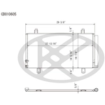 Order KOYORAD - CD010605 - A/C Condenser For Your Vehicle