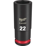Order MILWAUKEE - 49-66-6283 - Impact Duty 1/2"Drive 22MM Deep 6 Point Socket For Your Vehicle
